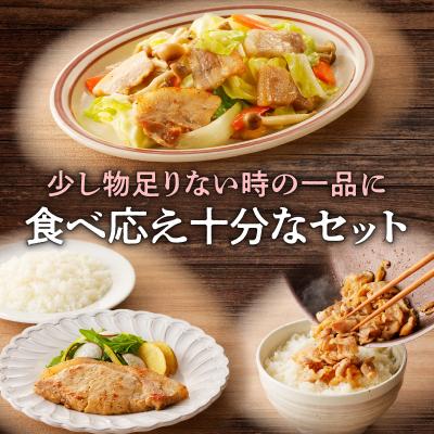 ふるさと納税 鹿児島市 【ナンチクファクトリー】鹿児島県産豚肉味付け3種(10食)　K073-010_01 |  | 02