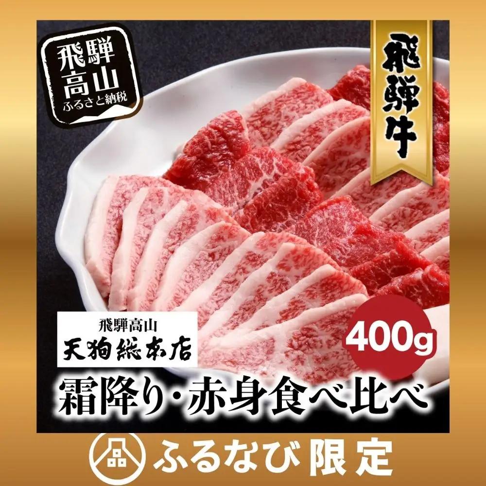 【ふるなび限定】飛騨牛 焼肉 400g 赤身or霜降り 焼肉 BP013 FN-Limited-PR