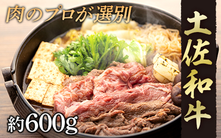 すき焼き しゃぶしゃぶ用スライス肉 約600g 【株式会社 四国健商】 [ATAF039]