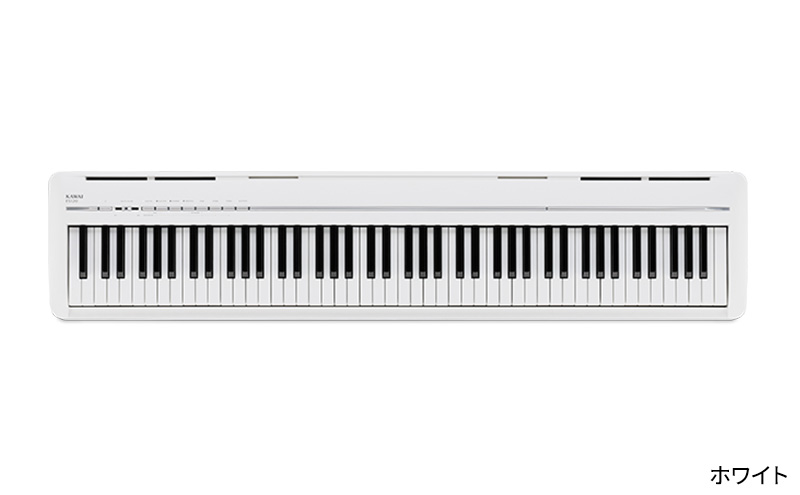 KAWAI 電子ピアノ ES120 譜面台・フットスイッチ付き  【設置作業付き】【配送不可：沖縄・離島】 カワイ ピアノ 静岡 浜松市：ブラック