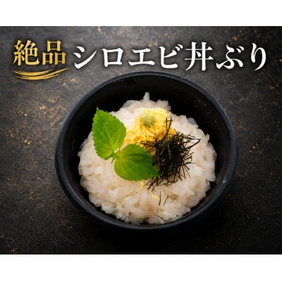 シロエビ刺身・シロエビ殻付きセット【配送不可地域：離島】
