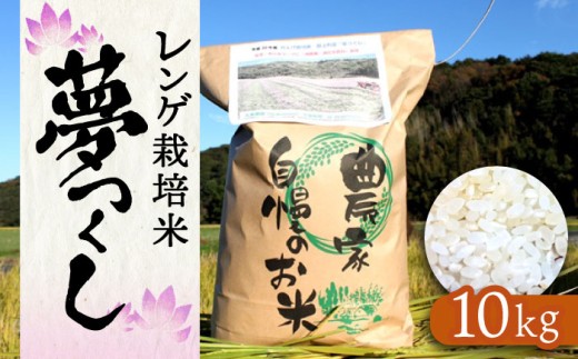 レンゲ 栽培米 夢つくし 10kg 【2025年10月以降順次発送】《築上町》【久楽農園】 [ABAT002] 精米 お米 こめ 白米 ご飯