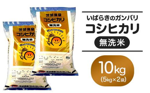 152【令和7年産】茨城県産 無洗米 コシヒカリ 10kg (5kg×2袋)
