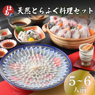 ふるさと納税 下関市 天然とらふぐ料理セット 5〜6人前 冷凍 ID009-1