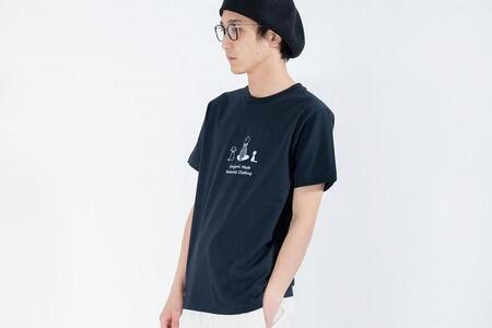 《0》【KEYMEMORY鎌倉】TIMEイラストTシャツNAVY