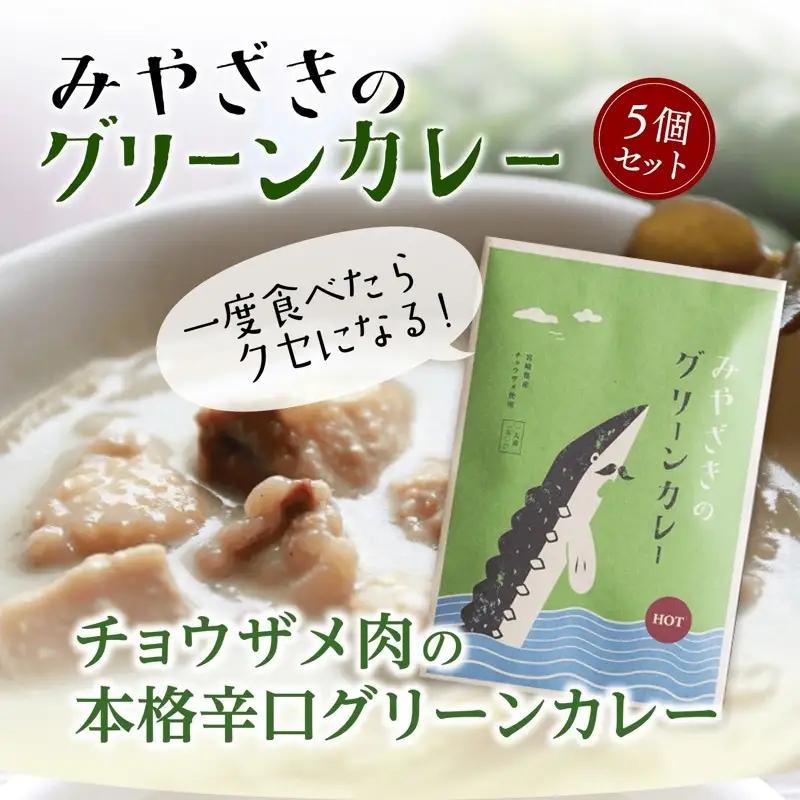 みやざきのグリーンカレー(150g×5個セット) ご当地カレー グリーンカレー カレー 5個 セット 大人の辛さ 本格辛口 本格 辛口 辛口カレー カレールウ ルー チョウザメ ココナッツミルク 常温