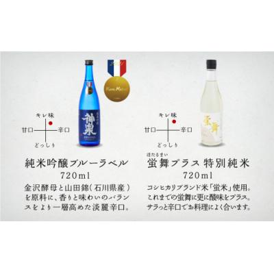 ふるさと納税 小松市 神泉 贅沢セット 720ml×6本 飲み比べセット 日本酒 清酒 |  | 02