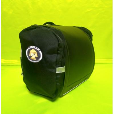 ふるさと納税 高槻市 【TVで紹介!】ランドセル用補助バッグ「サンドセル」 はにたんバージョン/ポケットなし《ブラック》