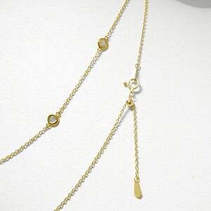 K18イエローゴールド「2カラット」ステーションダイヤネックレス【2ct-90-2】