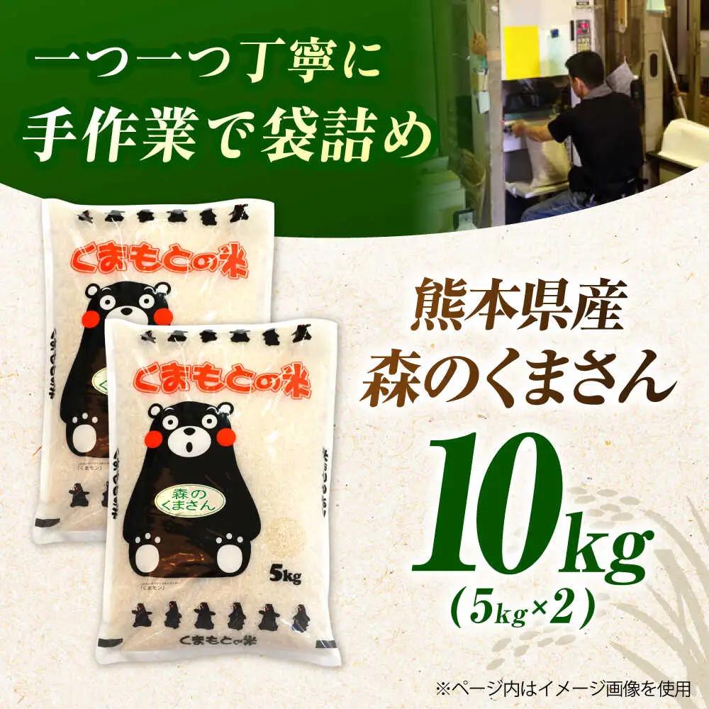 令和7年産森のくまさん白米10kg(5kg×2)熊本白米ZBI034