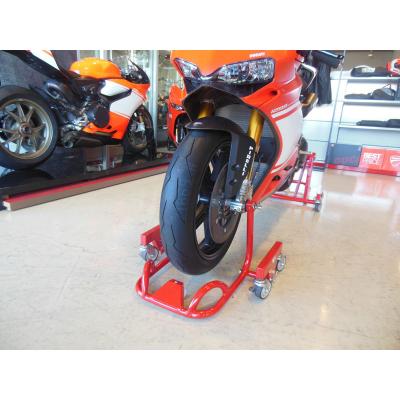 ふるさと納税 小牧市 理想のバイクスタンド ガレージREVO フロントショートスタンド 色:レッド[184M01-01]