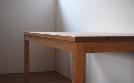 チェリー無垢材　ダイニングテーブルbt-5[5542269]