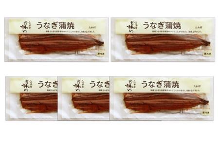 超特大サイズ国産うなぎ蒲焼き5本セット（合計1kg）(B489-1)