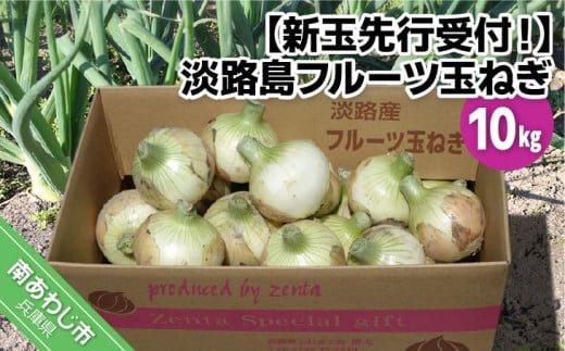 【新玉予約！】淡路島フルーツ玉ねぎ10kg　◆配送3月中旬～5月下旬