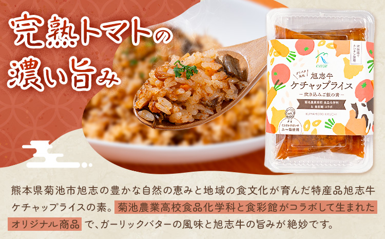 鶏釜めしの素 ケチャップライスの素 計4パック 有限会社旭志村ふれあいセンター《30日以内に出荷予定(土日祝除く)》熊本県 菊池市 釜飯 かま飯 ケチャップライス 炊くだけ 簡単 ご飯