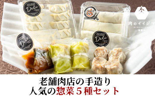 ＼最短翌日〜5営業日以内発送／ 母の日 食べ物 特製餃子 おかず お惣菜 ギフト 10000円 人気ベスト5セット お肉屋さんの特製餃子 ジャンボ焼売 春巻 ロールキャベツ サバの味噌煮 冷凍 茨城県 水戸市（DU-117）