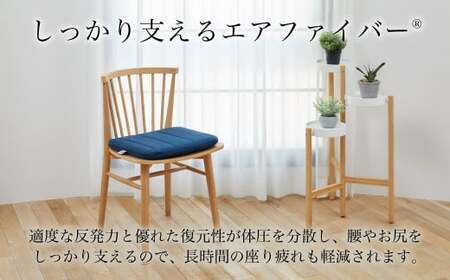 【3営業日以内に発送】エアウィーヴ クッション ネイビー [ 椅子用クッション 椅子 クッション クッション クッション クッション クッション エアウィーヴ エアウィーブ エアウィーヴ エアウィーブ