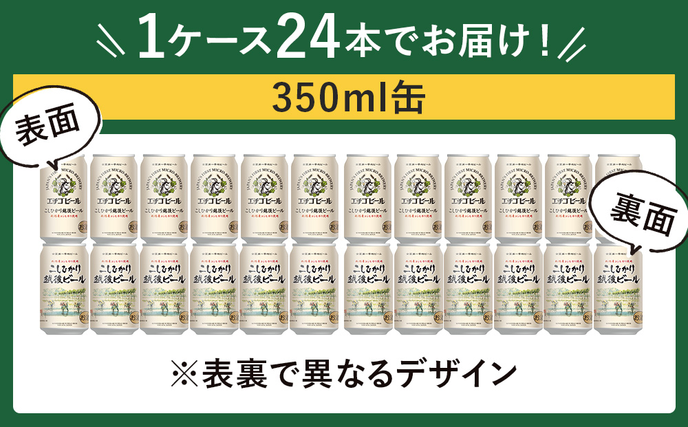 【最短3日発送】エチゴビール こしひかり越後ビール 350ml 缶 24本 〔P-447〕 | ビール クラフトビール 地ビール コシヒカリ アルコール 飲料 酒 お中元 お歳暮 ギフト 贈答 ラガー