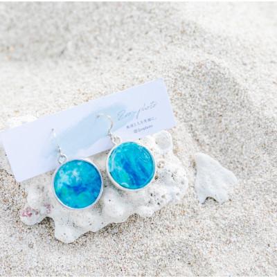 ふるさと納税 与那原町 地球ピアス「地球も人も笑顔に。海のゴミを宝物に」 |  | 03