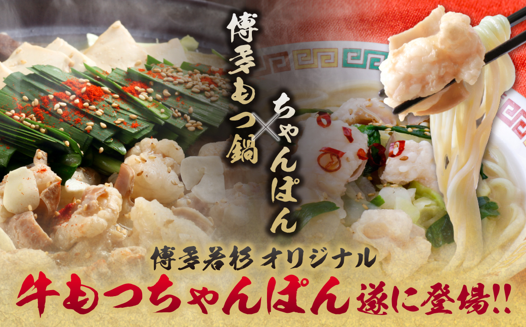 博多若杉もつちゃんぽん　2食セット 2食セット