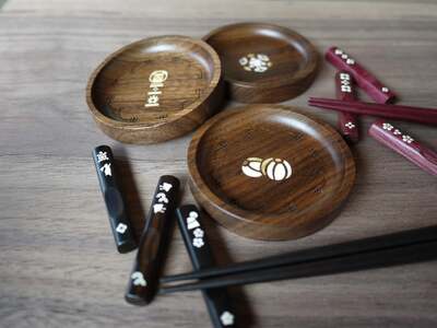 さぷりとれい 貝象嵌 岩手県 北上市 夢工房 B0437 小物入れ 豆皿 小皿 木工品 ハンドメイド 贈り物 ギフト プレゼント お祝い 記念品 雑貨 インテリア 岩手県 北上市 夢工房 かわいい 工