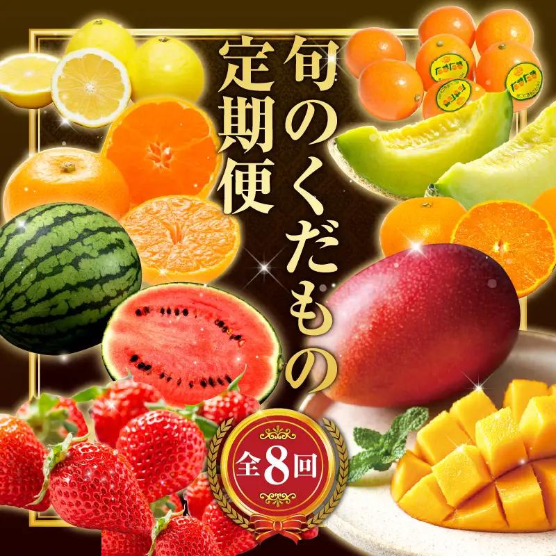 フルーツ 定期便 フルーツ [旬のくだもの 果物 全8回]