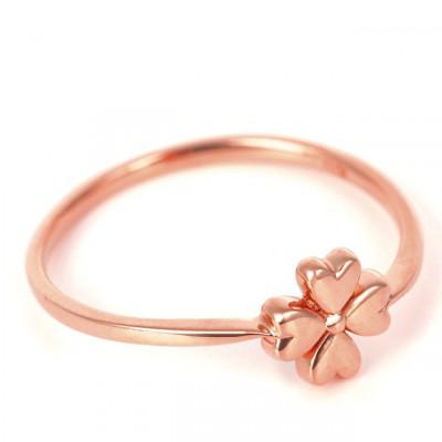 ふるさと納税 大月市 K18PG 四つ葉のクローバーリング　R3941-R #8 |  | 02