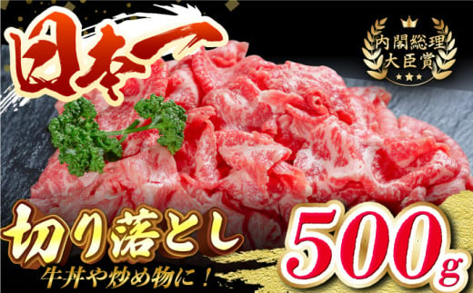 長崎和牛 切り落とし 500g きりおとし すき焼き すきやき しゃぶしゃぶ 肉じゃが 日本一 東彼杵町/有限会社大川ストアー [BAJ013]