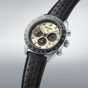 SEIKO 腕時計 プロスペックス 【 SBDL115 】 ソーラー クロノグラフ ／ スピードタイマー メンズ ブラック 皮革 バンド セイコー 時計 ウォッチ ウオッチ ブランド プレゼント 信州
