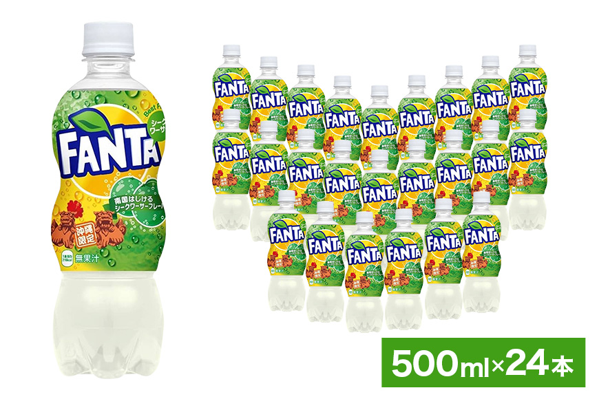 【沖縄限定販売！】ファンタ　シークワーサー　500ml×24本