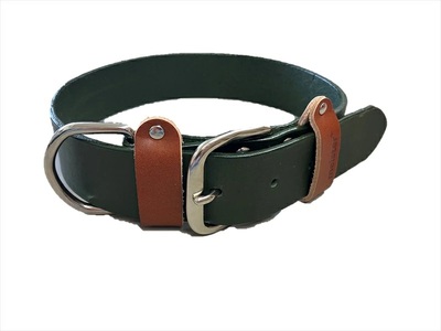【 ペット 用 】 首輪 中型犬 XLサイズ カーキ 39-47cm ペット