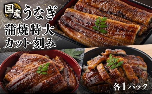セット 蒲焼特大200g1尾・カット60g・刻み60g（各1）《着日指定可能》ウナギ 鰻 高知県 東洋町 四国 お取り寄せ 家庭用 自宅用 贈り物 ギフト タレ・山椒付き うな重 鰻丼 うな丼 うな茶漬け 【送料無料】U016
