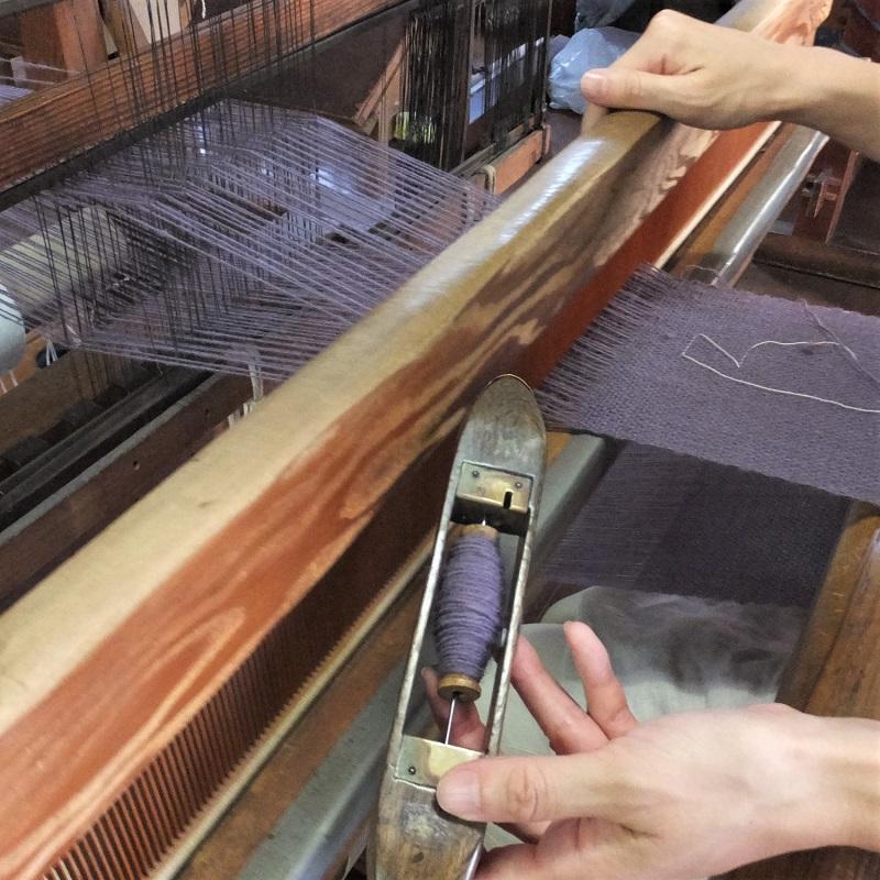 ホームスパン 小銭入（黄・茶）