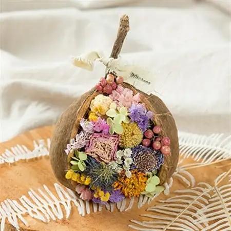 ナッツのドライフラワーアレンジメント_花・観葉植物  花 _【1418477】