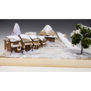 ウッディジョー　東海道五十三次シリーズ　蒲原宿　木製模型キット