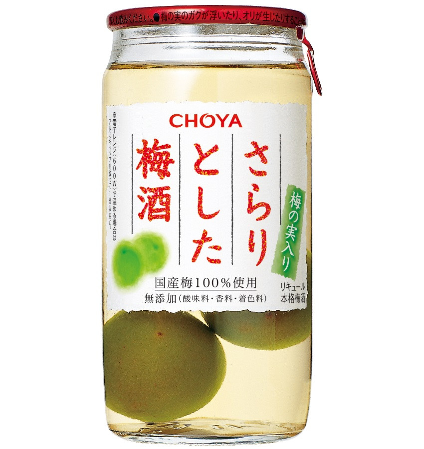 
The CHOYA さらりとした梅酒(梅の実入り) 160ml×30本
