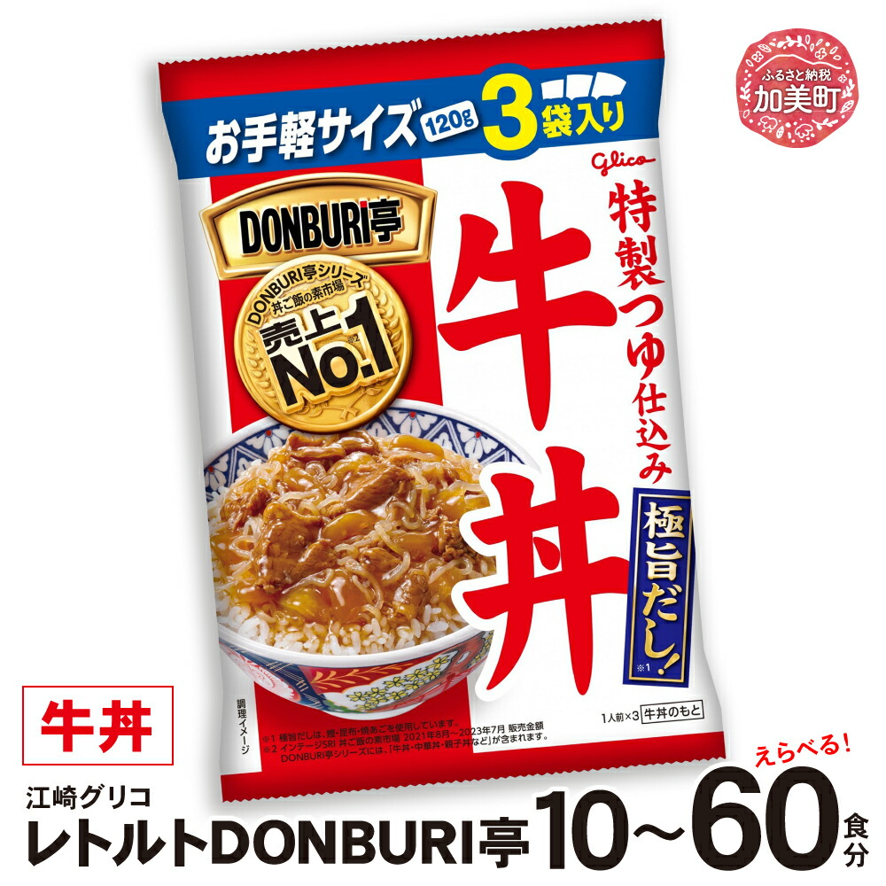 グリコレトルトDONBURI亭　牛丼10食セット