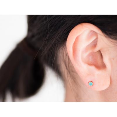 ふるさと納税 北本市 K18七宝ピアス・ターコイズ Kenichi Kondo |  | 03