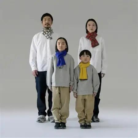 【 OTA KNIT 】ちくちくしないマフラー dot(レッド×グレー)_装飾品・工芸品 マフラー・手袋 服飾小物 _【1533436】