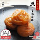 【ふるさと納税】 一梅千日うす塩味梅（塩分6％） 「風」 A級 4Lサイズ 【選べる容量】 500g 1kg / 和歌山県 田辺市 紀州南高梅 南高梅 梅干し 梅干 梅 うめ A級品 4L 肉厚 お米 おにぎり 焼酎 梅酒 健康 うす塩味 塩分6％ ご飯のお供 うめまさ