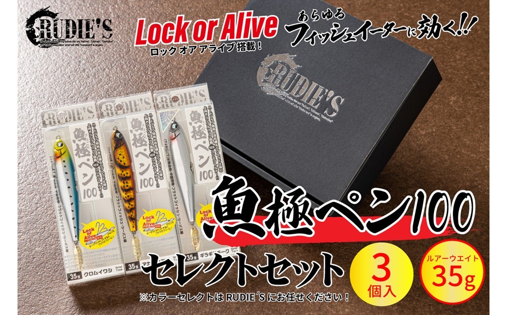 
                  魚極ペン35g セレクト3セット【B2-031】
                