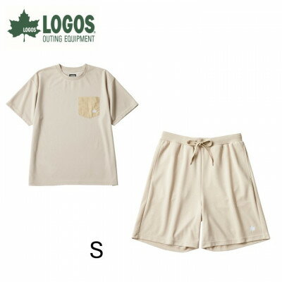 【ふるさと納税】LBL リカバリーウエア 夏用上下セット　Sサイズ　リカバリーショーツ+Tシャツ ベージュ【1732216】