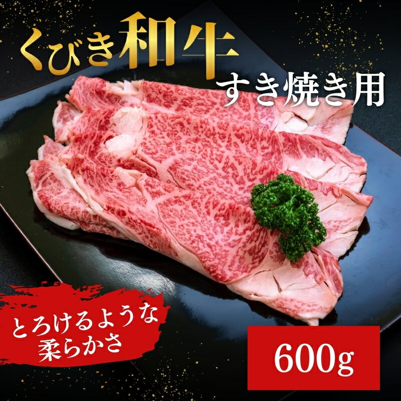 【ふるさと納税】【プロも高評価！】【くびき和牛】 すき焼き用肉 600g にいがた和牛 牛肉 ブランド牛 新潟県産 上越市 深雪の郷・くびき牛