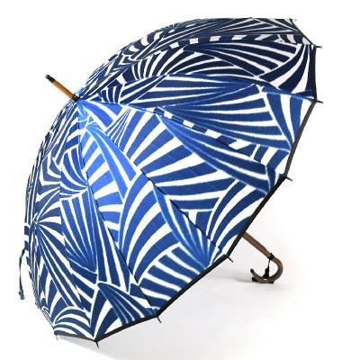 ふるさと納税 富士吉田市 舟久保織物の雨傘/長傘 ほぐし織 てまり/青 16本骨カーボンファイバー 日本製 |  | 01