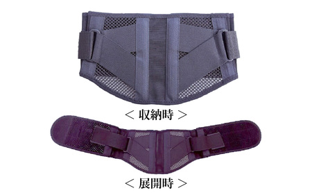 軽量メッシュタイプ 腰サポーター（男女兼用／Lサイズ）| 腰ベルト コルセット 腰痛ベルト