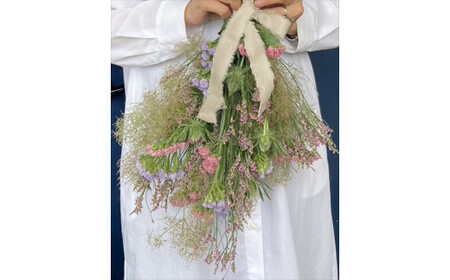 生花スワッグ体験レッスン 【 フラワーアレンジメント 体験 チケット 神奈川県 小田原市 】