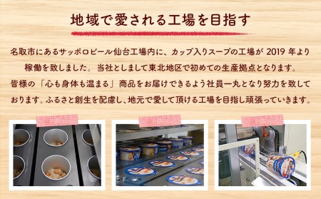 カップ スープ じっくりコトコト こんがりパン じゃがバターポタージュ（6食入り4パック 合計24食入り）