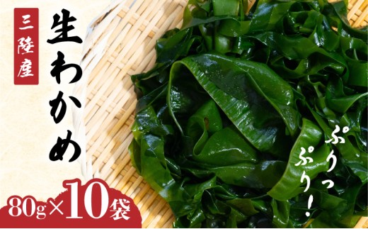 小分け わかめ 三陸産 選べる 10袋 800g (ひと袋 80g) 湯通し塩蔵わかめ ワカメ wakame 若芽 おさしみわかめ 刺身 刺し身 さしみ おさしみ 海藻 国産 味噌汁 みそ汁 スープ 酢の物 料理 ギフト 産地直送 贈答 プレゼント 海産物 岩手 大船渡 送料無料
