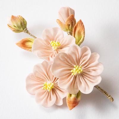 ふるさと納税 与謝野町 asowood　flower  桜の木のアクセサリーケースと桜のつまみ細工ブローチ |  | 01