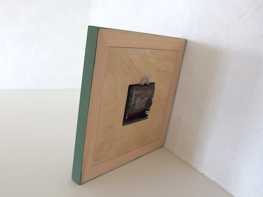 3色から選べるスペインタイルの時計【ピンク】雑貨 日用品 インテリア 時計 スペインタイル ハンドメイド 手作り